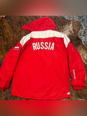 Forward Official Russia National Team Winter Jacket Parka Red 2XL EQ20603F-5 NWT
